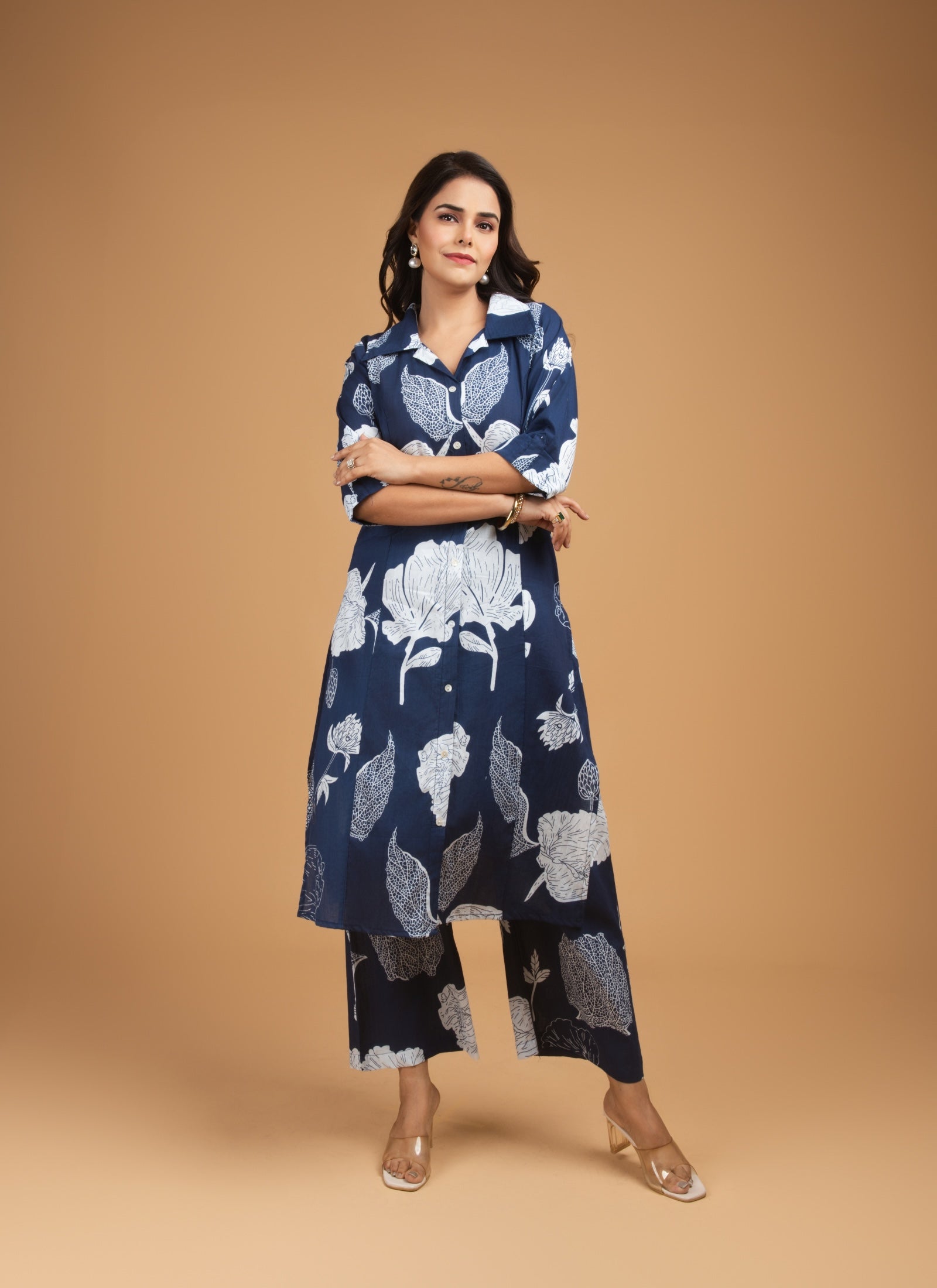 Midnight Bloom Co-ord Set