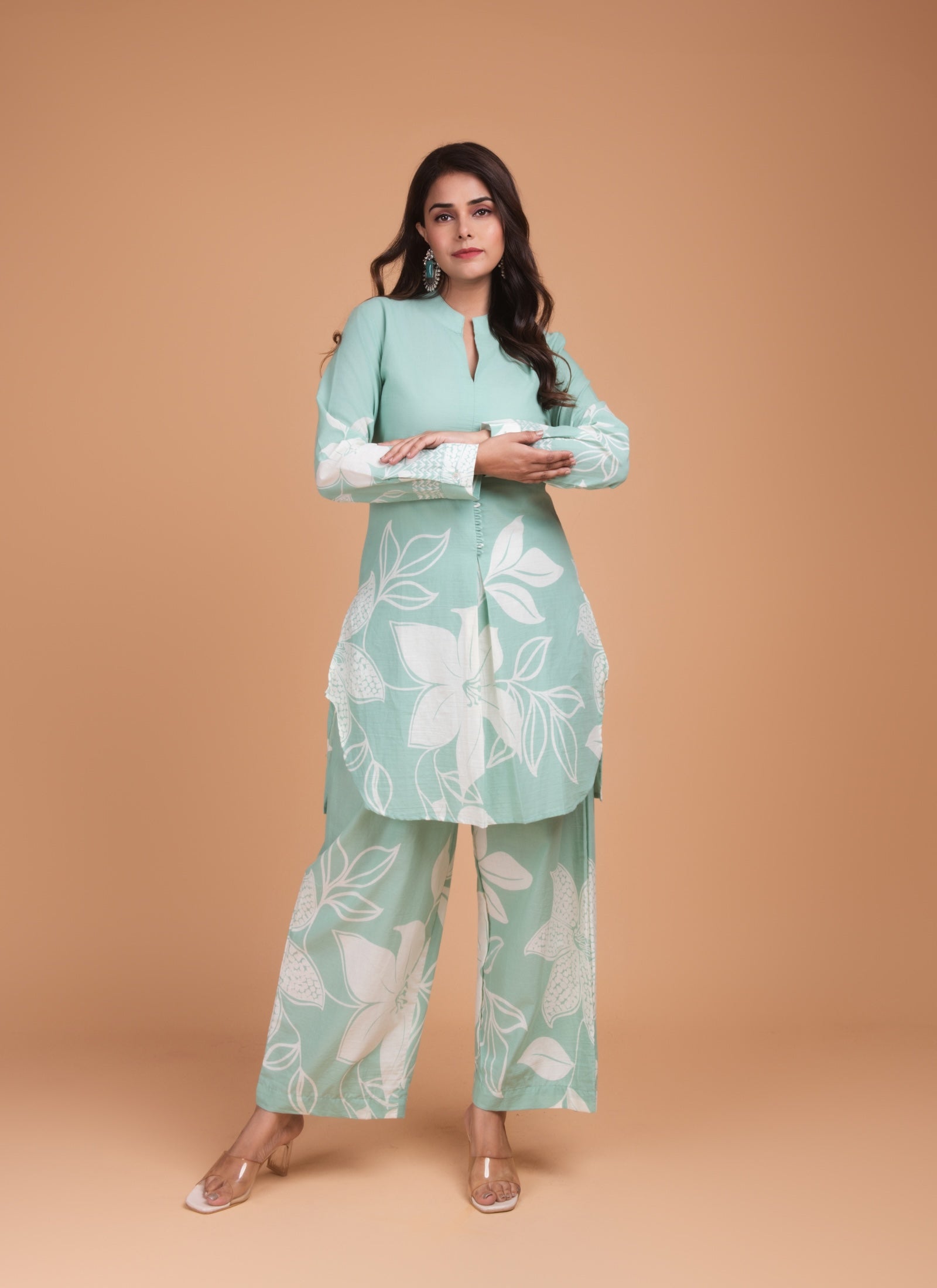 Mint Flora Co-ord Set