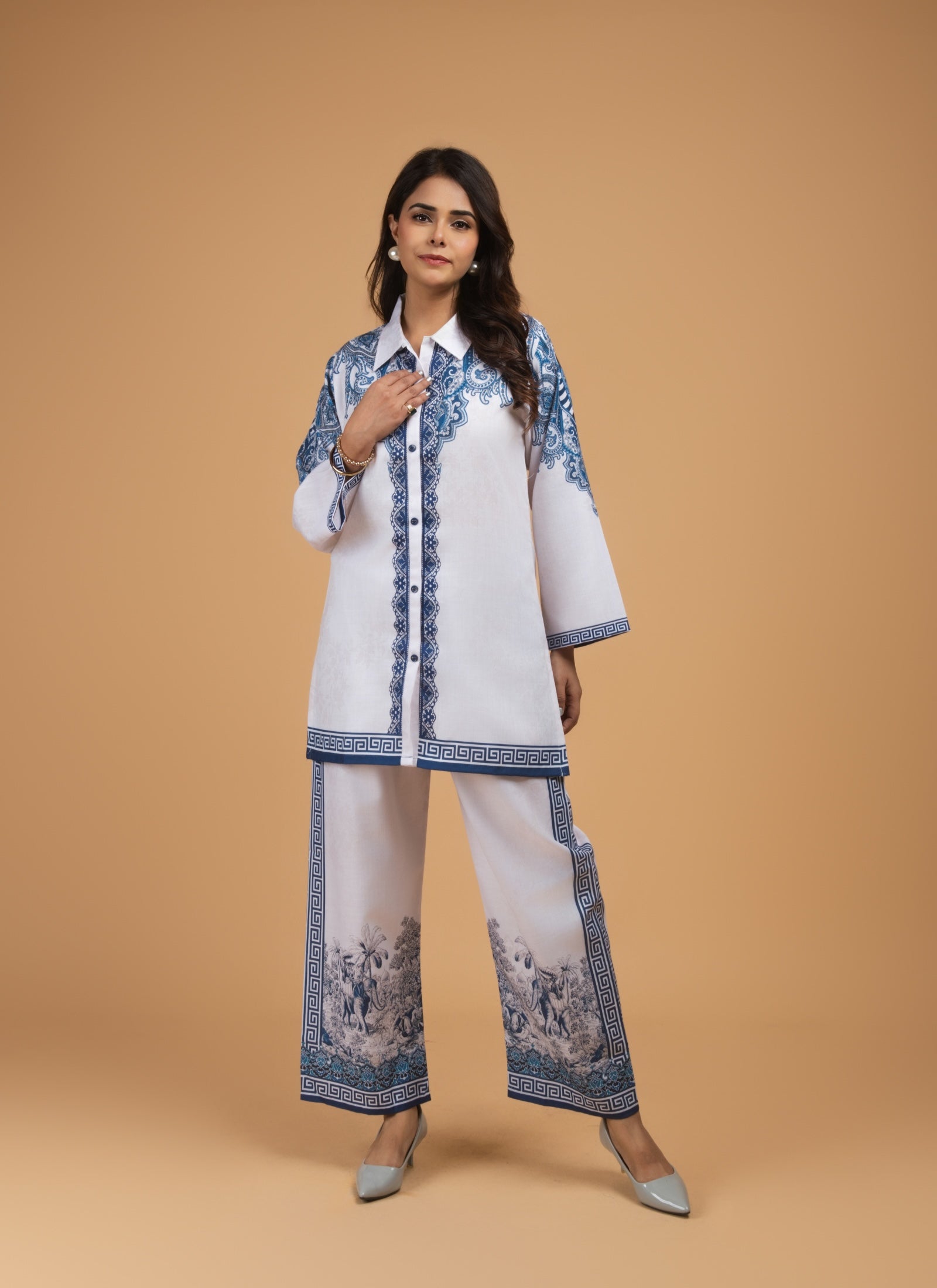Indigo Porcelain Co-ord Set