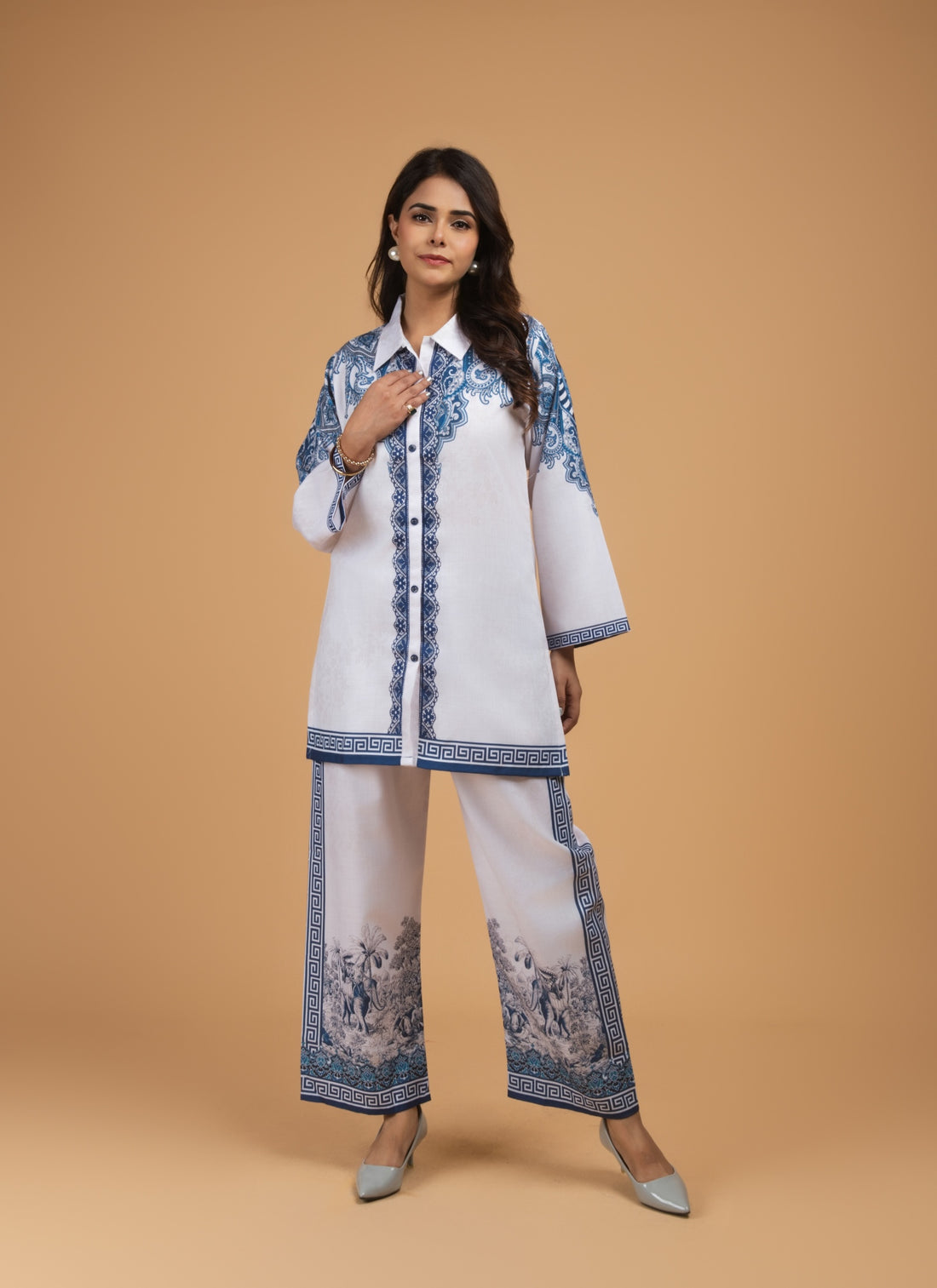Indigo Porcelain Co-ord Set