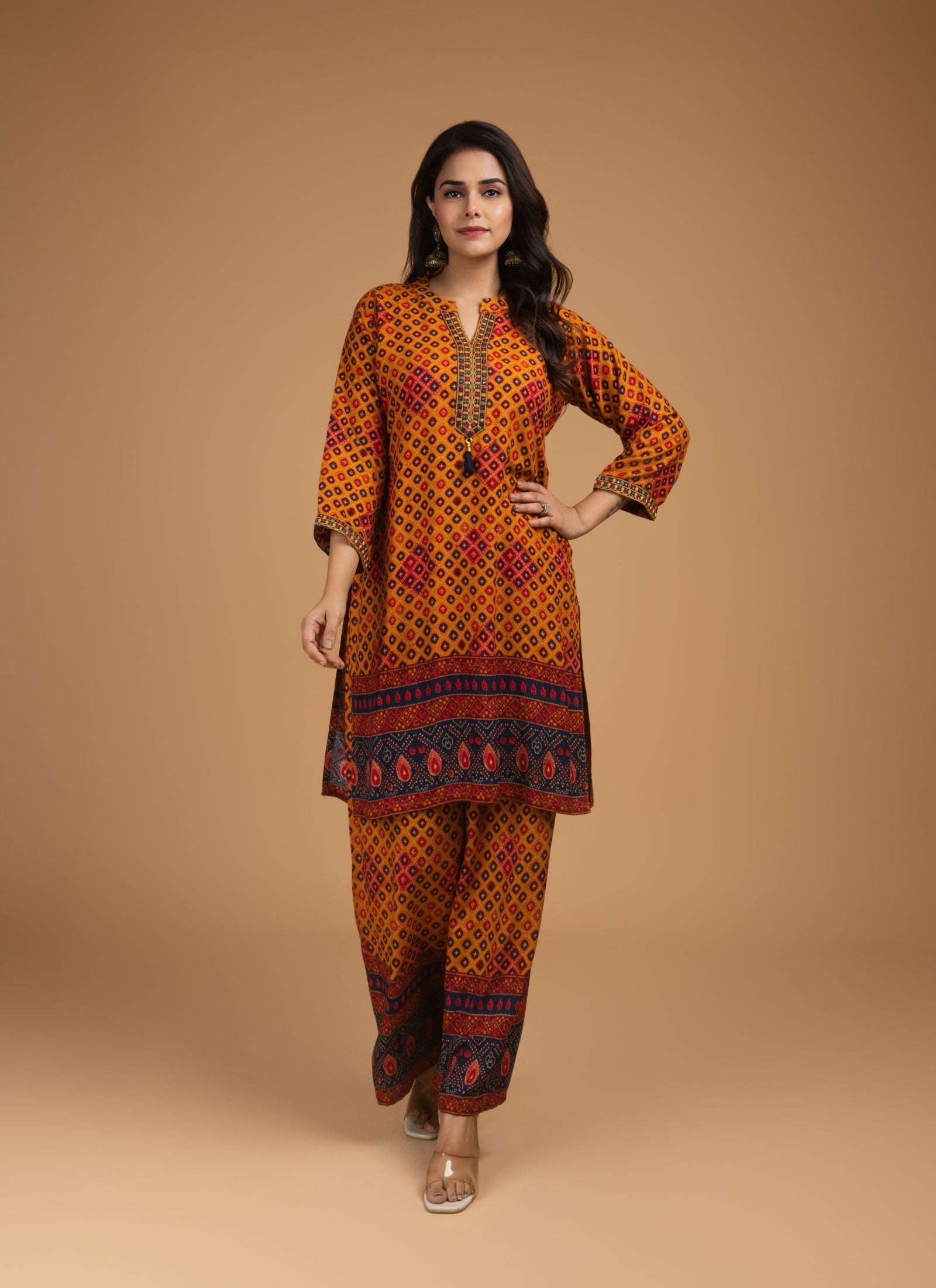 Marigold Tribal Co-ord Set