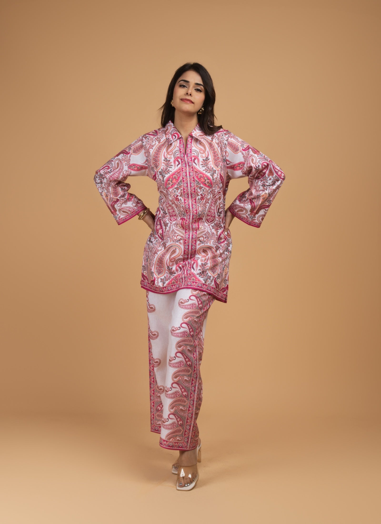 Rosé Paisley Co-ord Set
