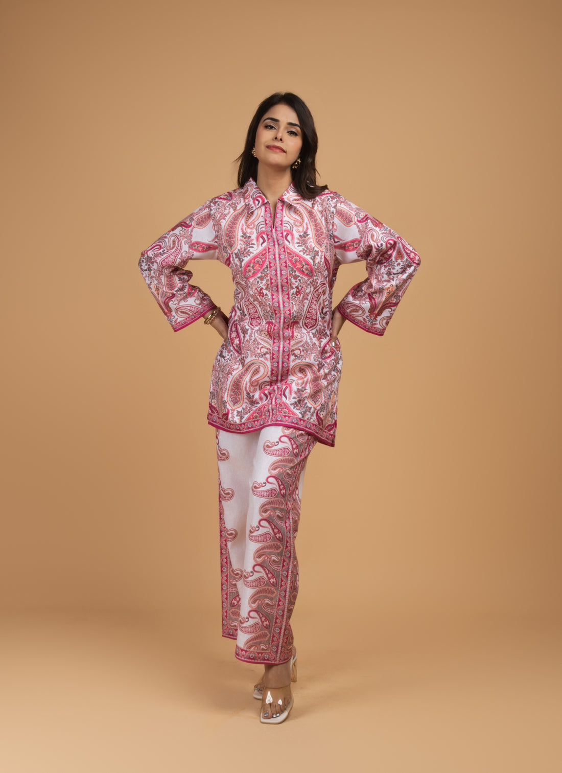 Rosé Paisley Co-ord Set