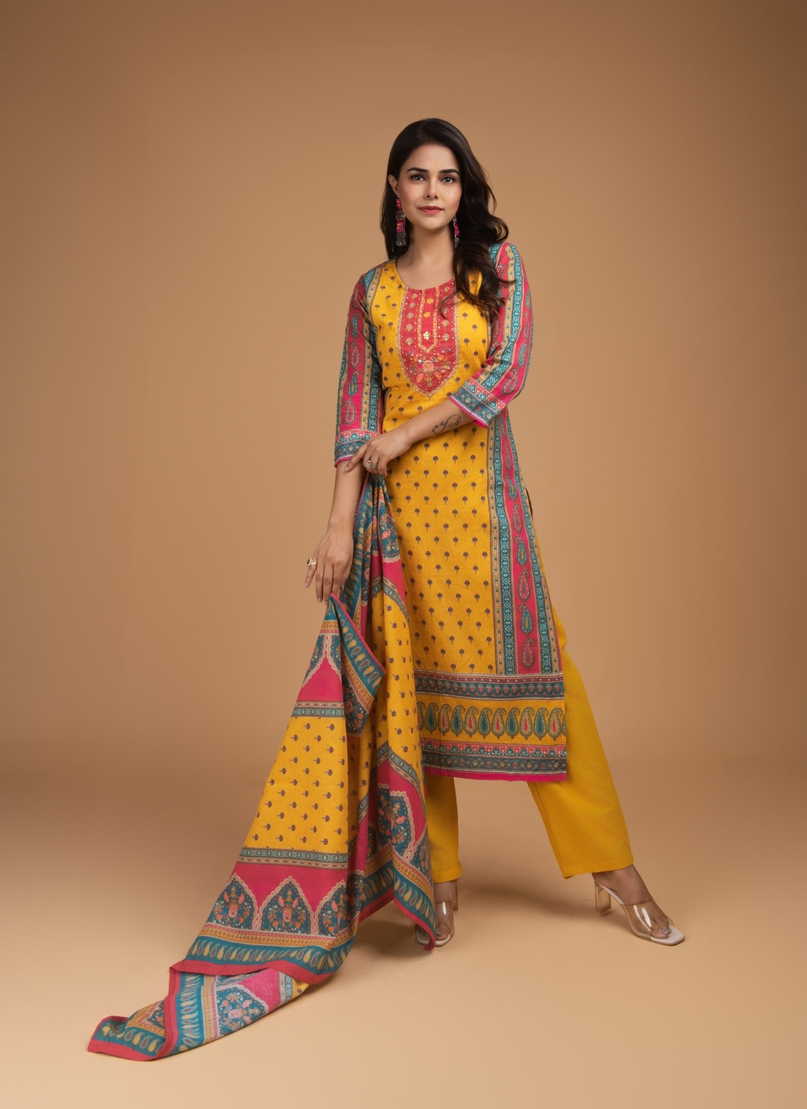 Sunlit Bloom 3-Piece Suit