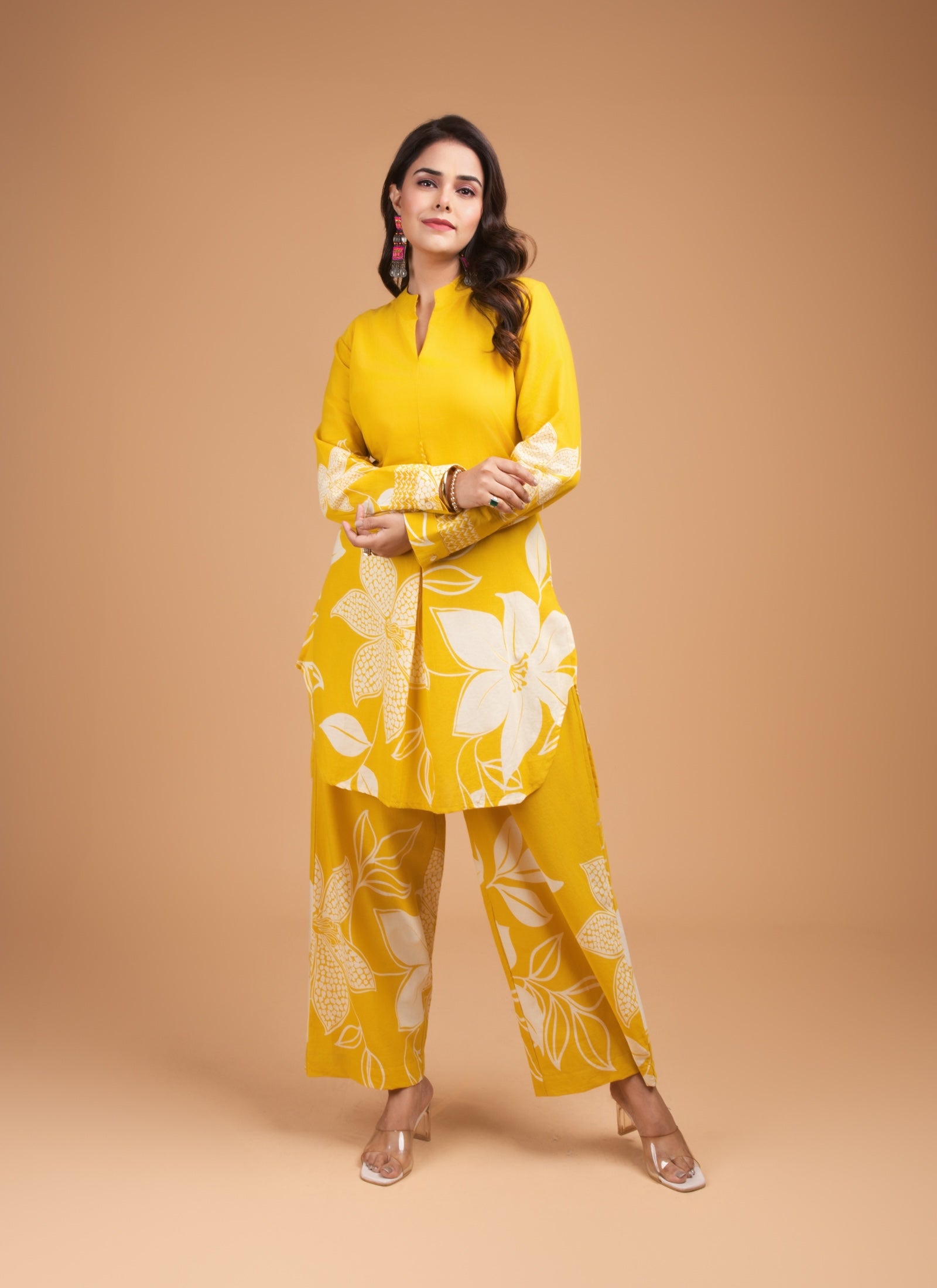 Golden Bloom Co-ord Set