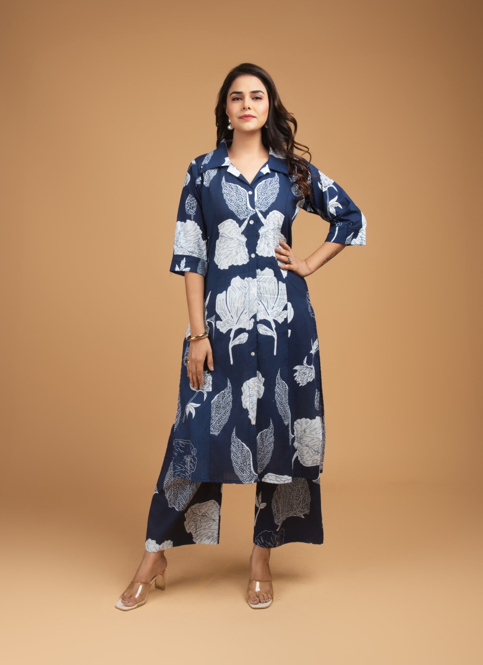 Midnight Bloom Co-ord Set