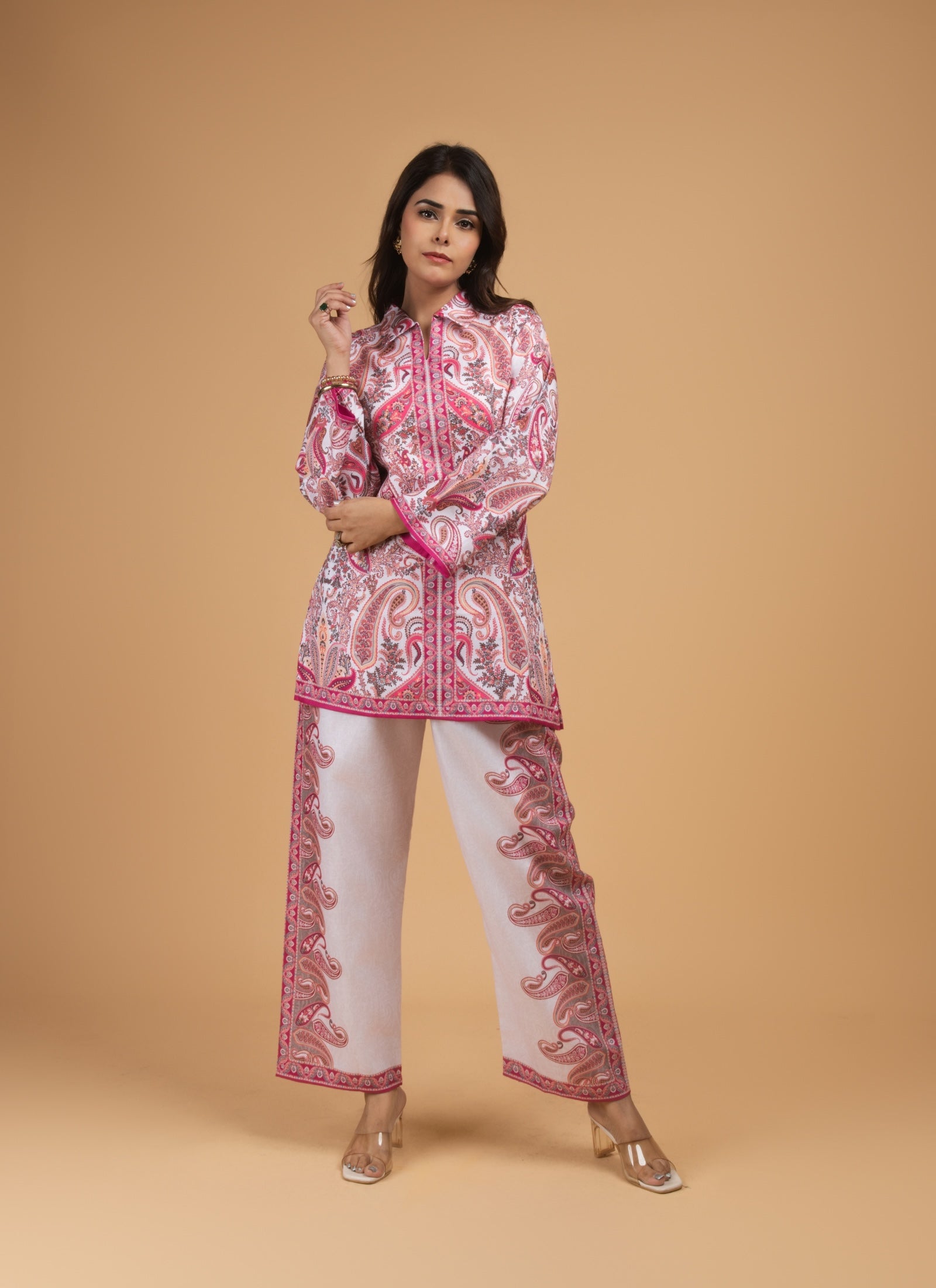 Rosé Paisley Co-ord Set