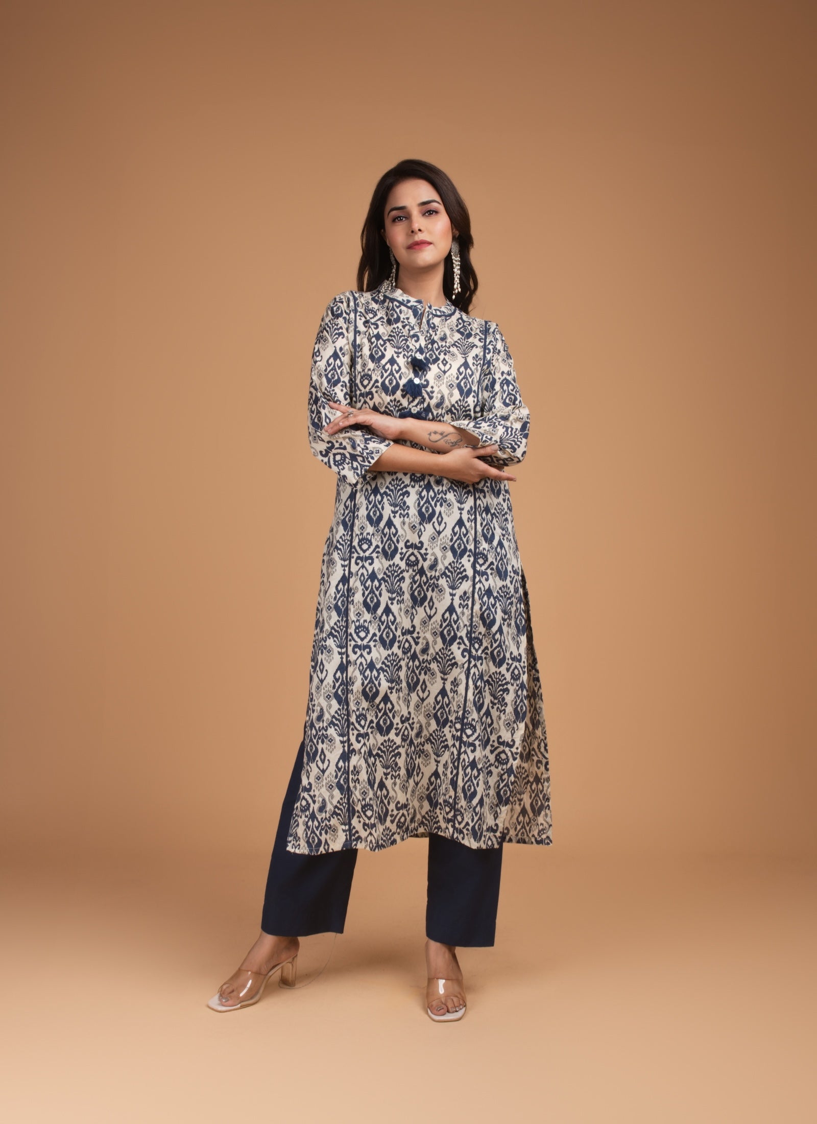 Indigo Ikat Classic Set