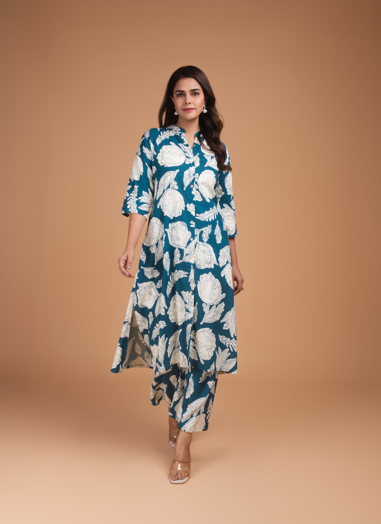 Indigo Bloom Co-ord Set