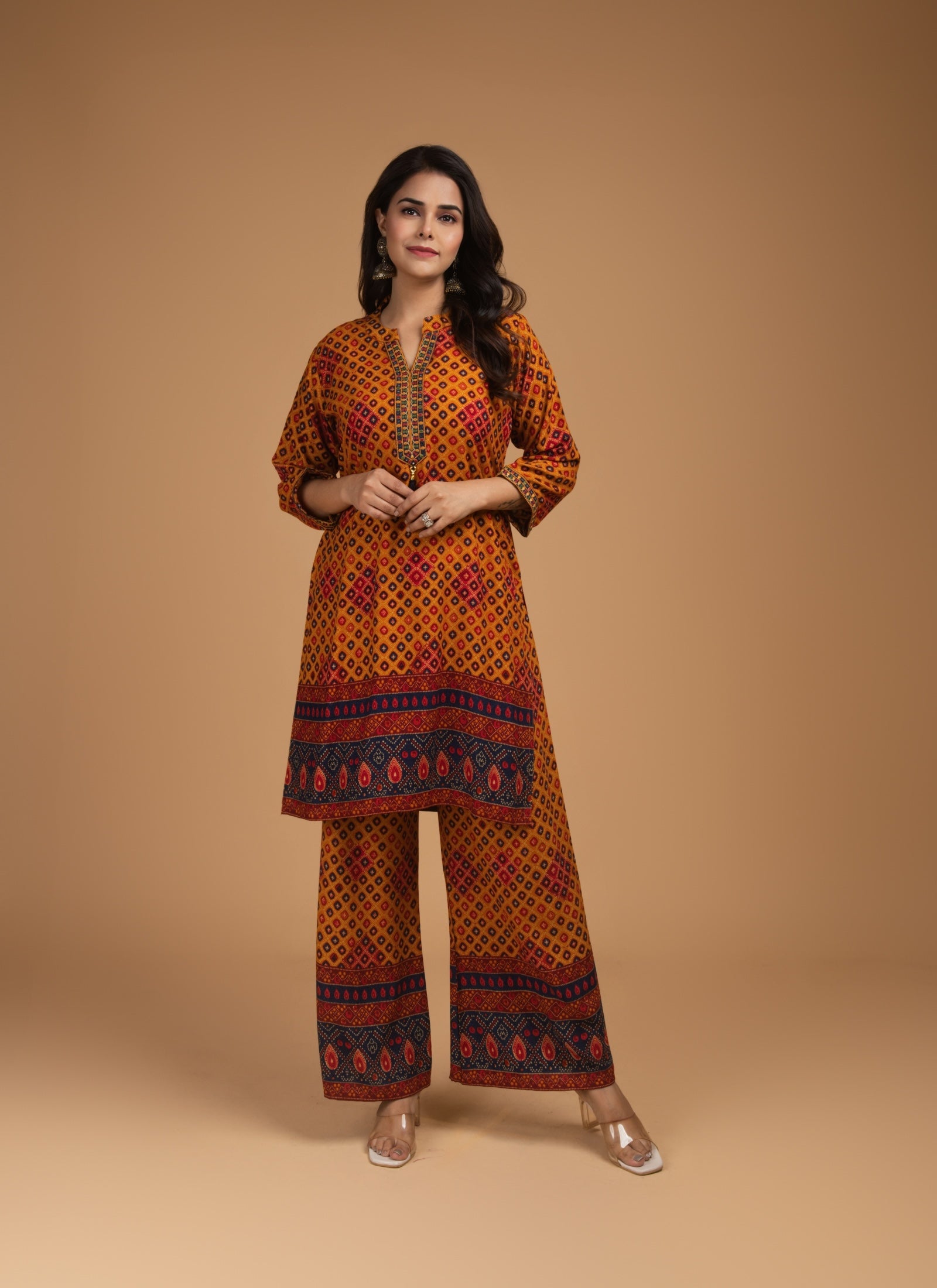 Marigold Tribal Co-ord Set