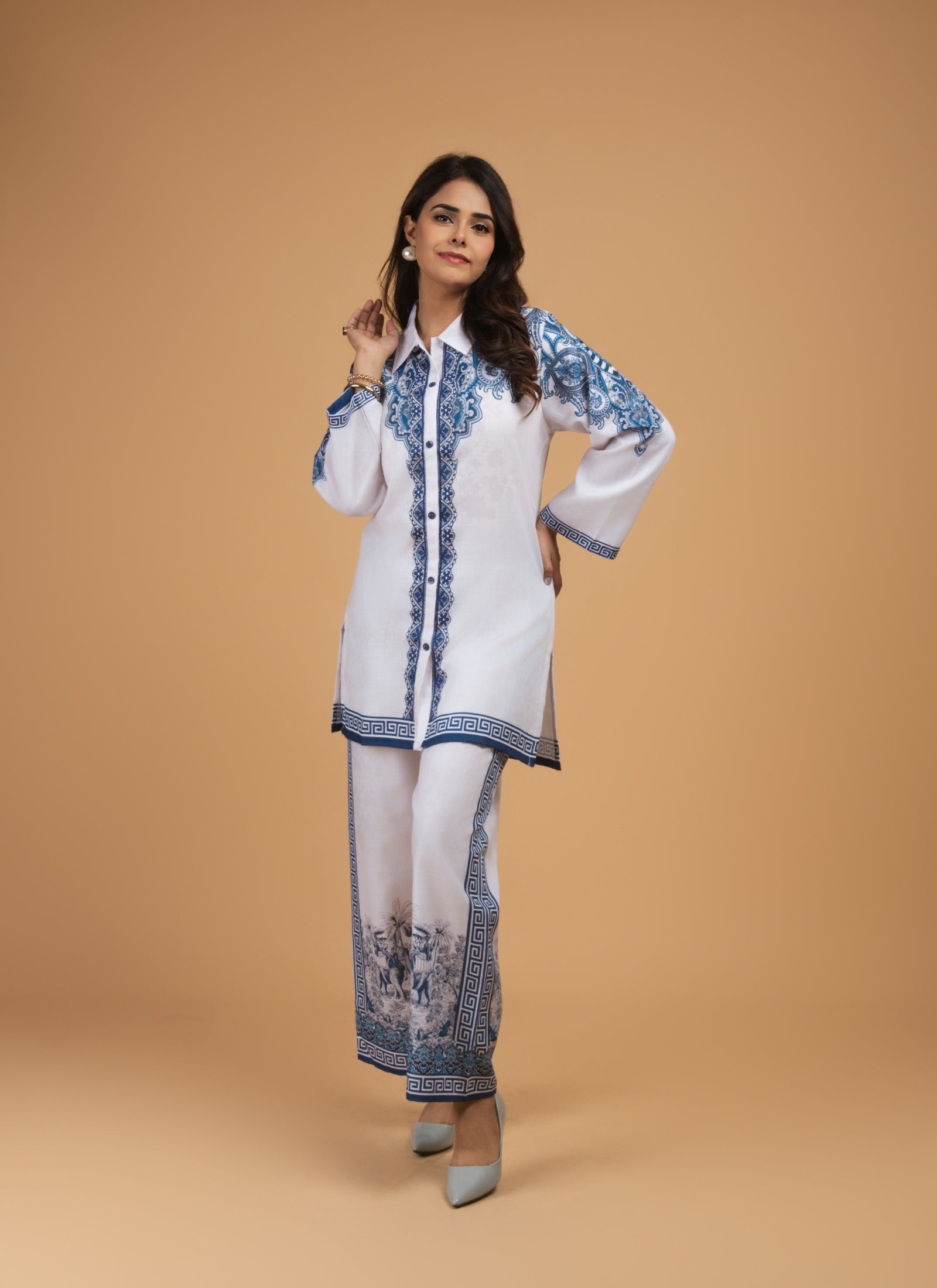 Indigo Porcelain Co-ord Set