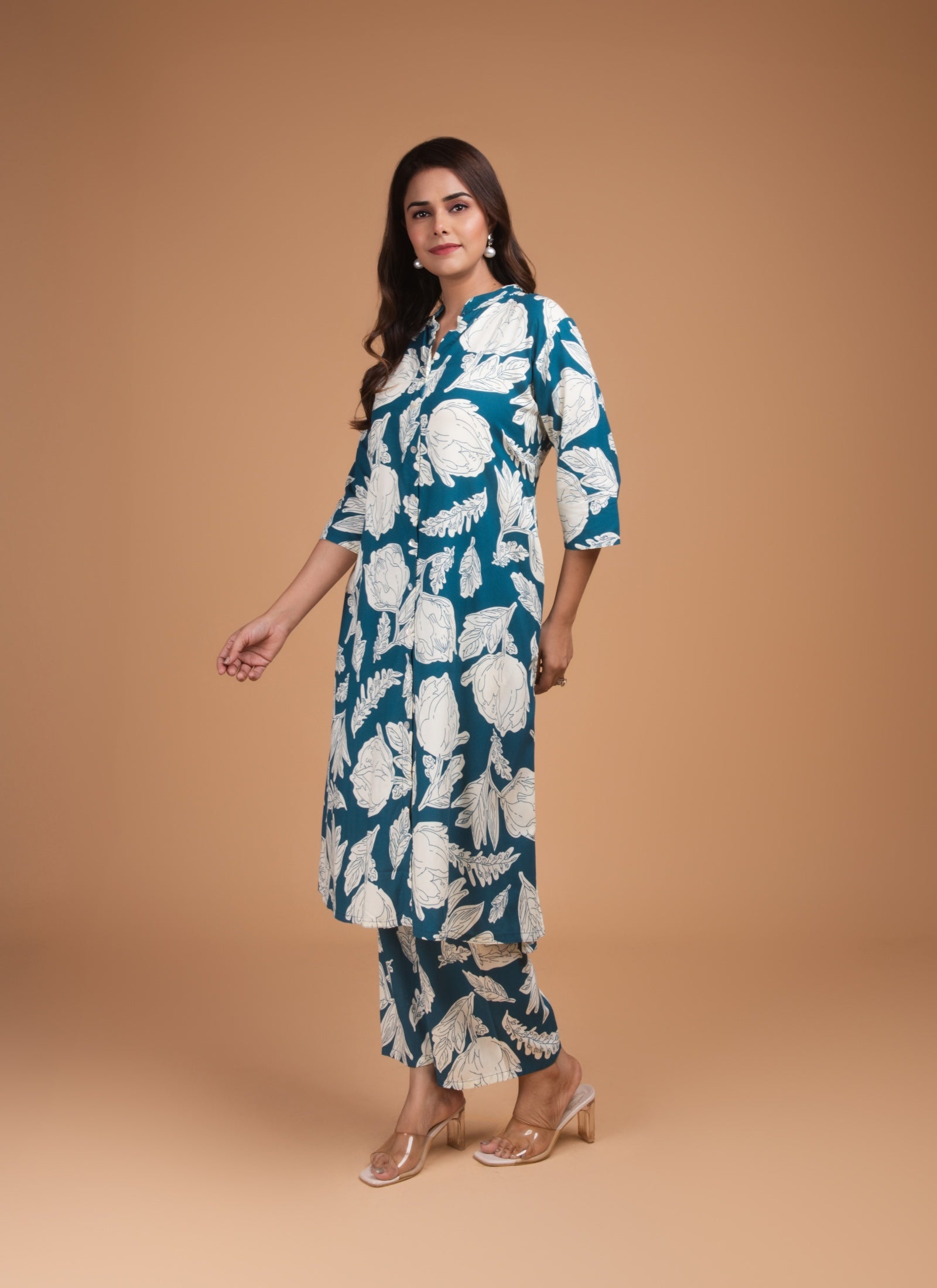 Indigo Bloom Co-ord Set