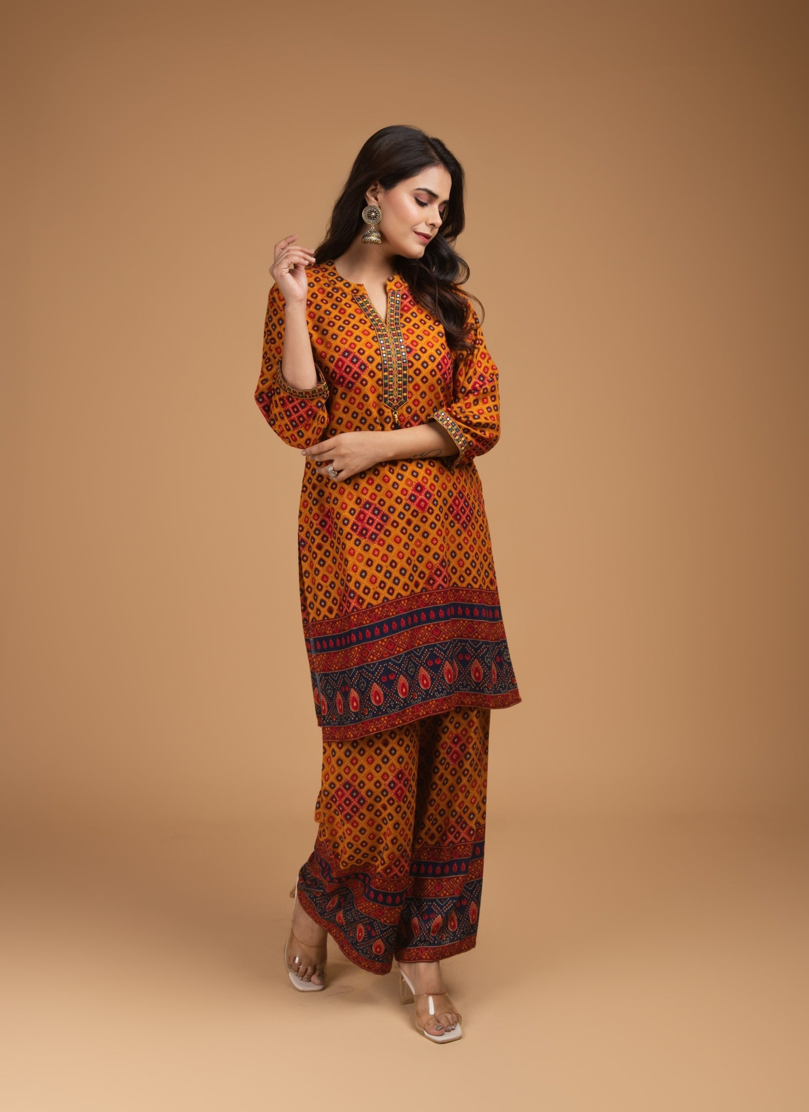 Marigold Tribal Co-ord Set