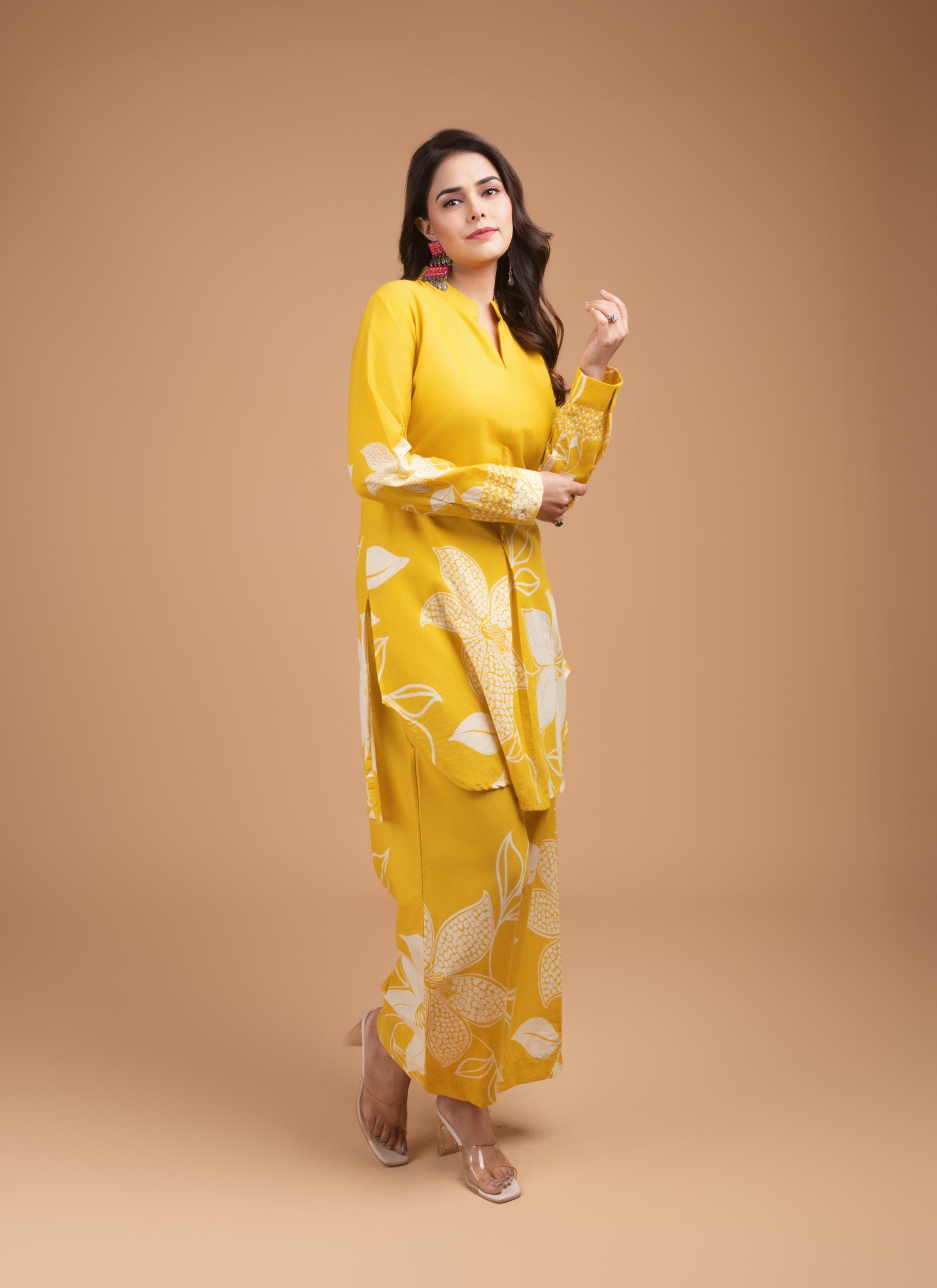 Golden Bloom Co-ord Set