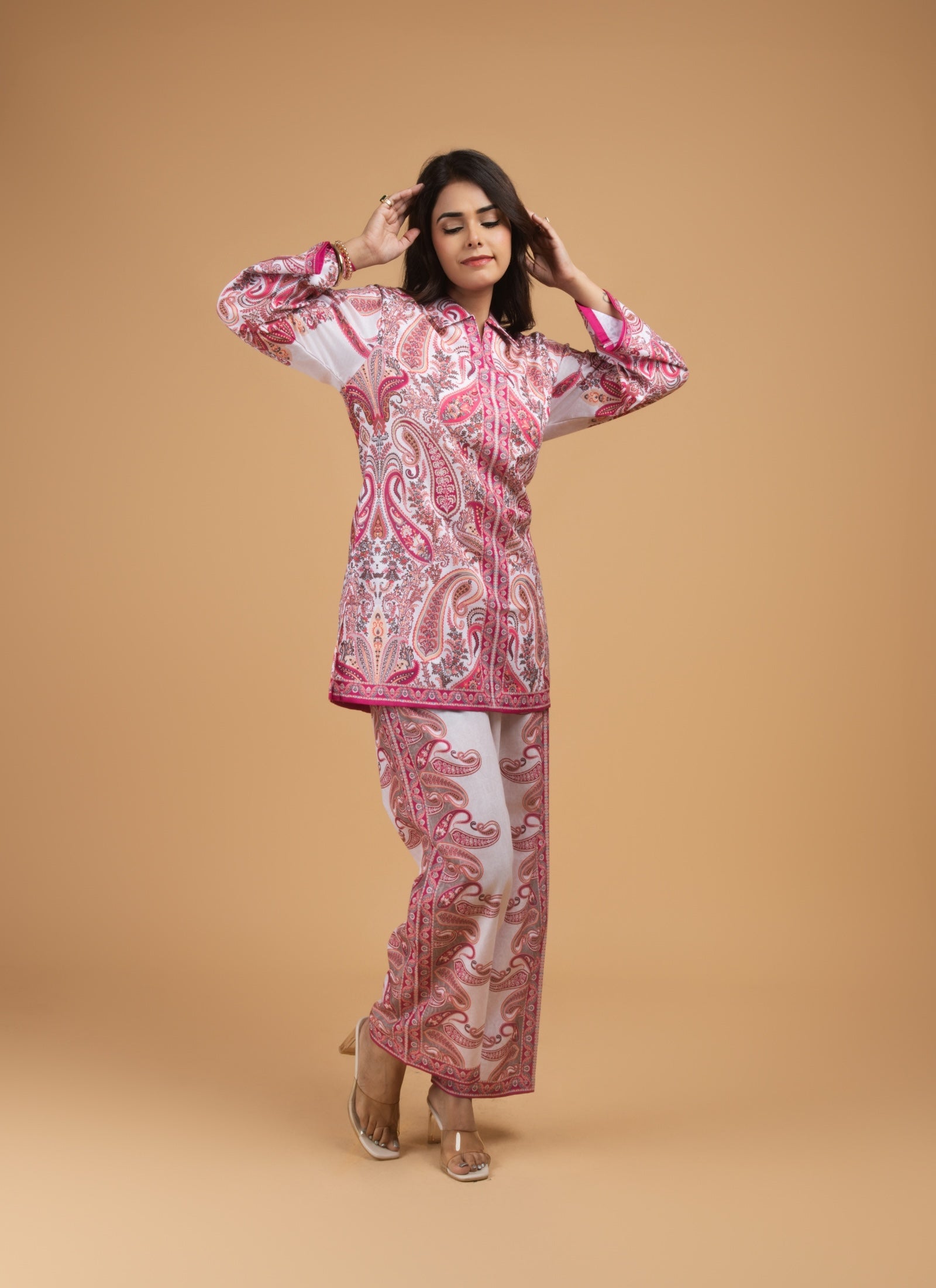 Rosé Paisley Co-ord Set