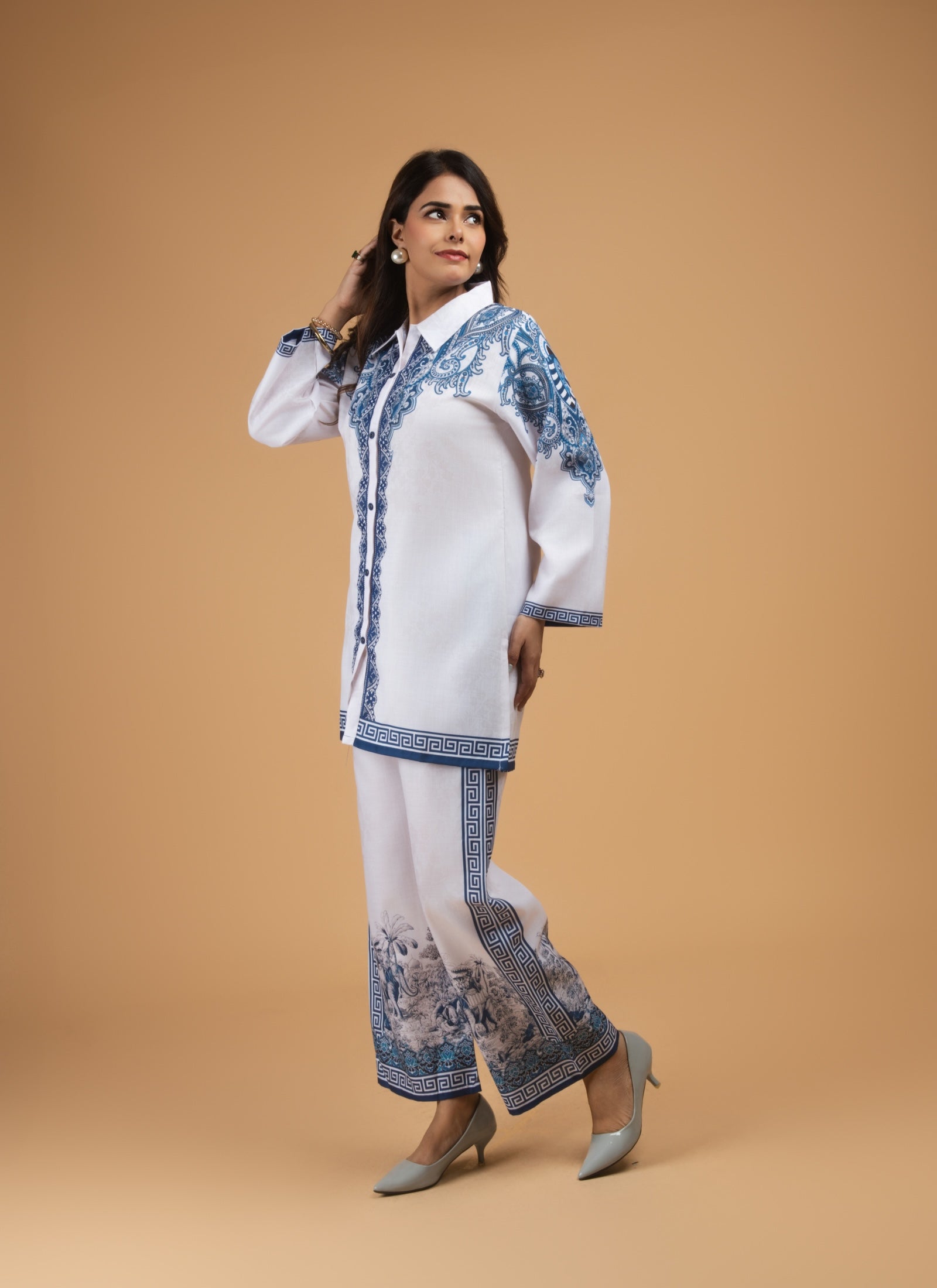 Indigo Porcelain Co-ord Set