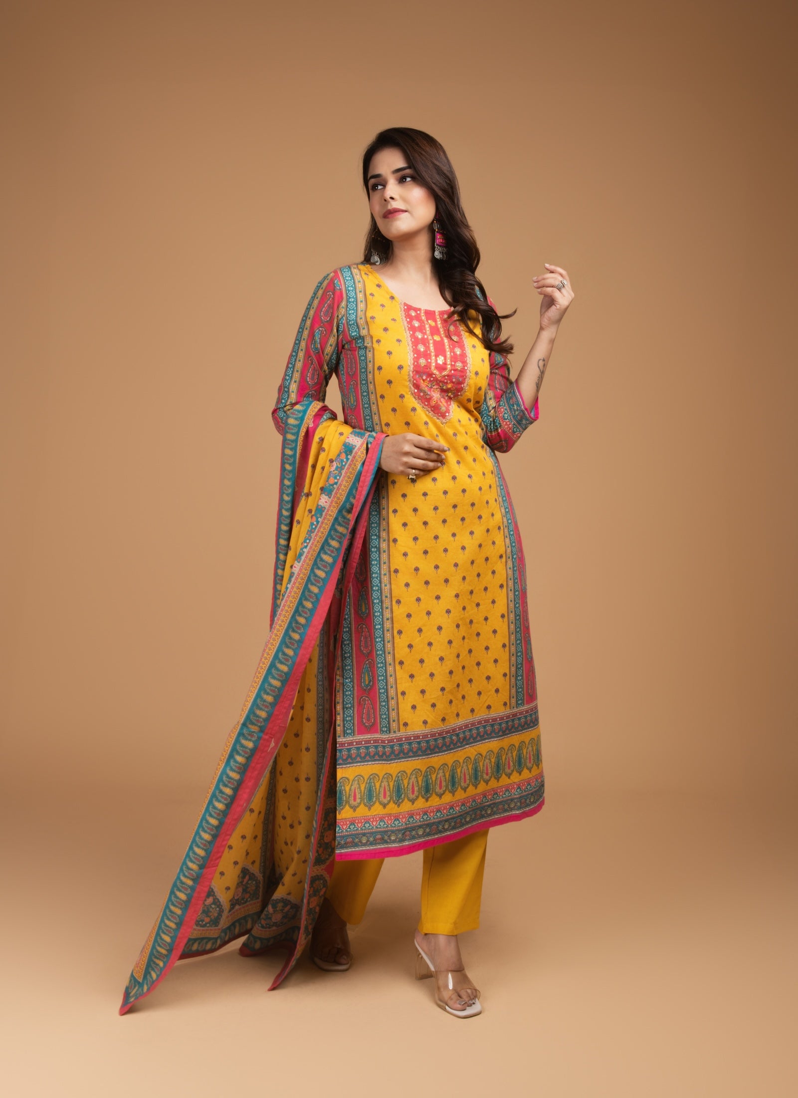 Sunlit Bloom 3-Piece Suit