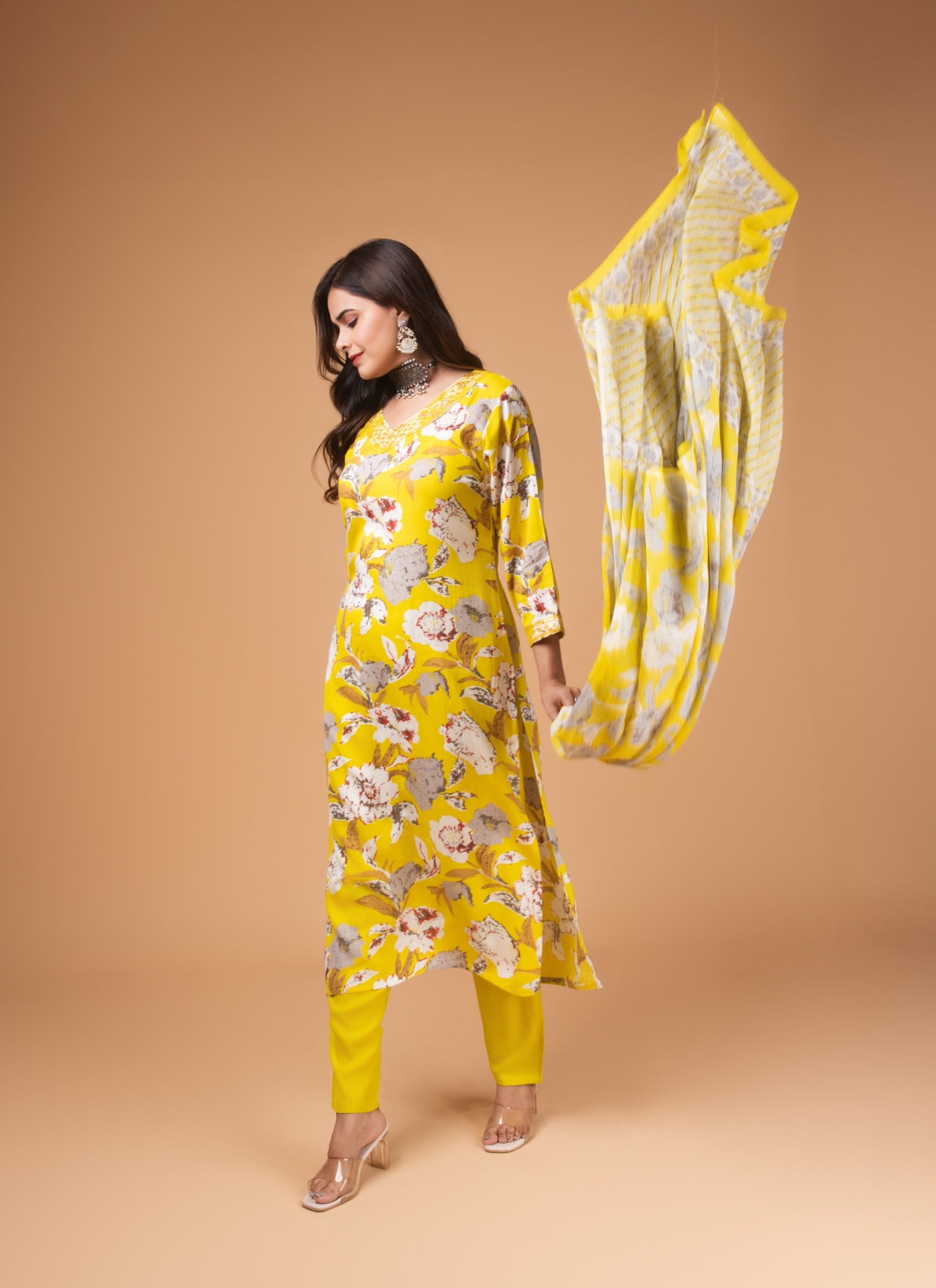 Sunshine Blossom Kurta Set