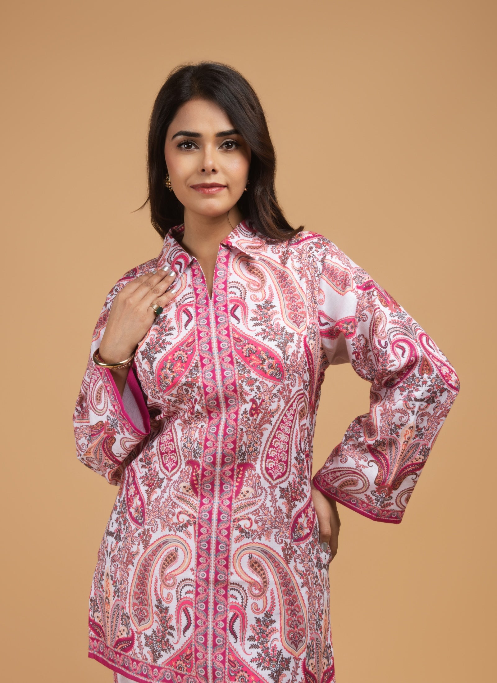 Rosé Paisley Co-ord Set