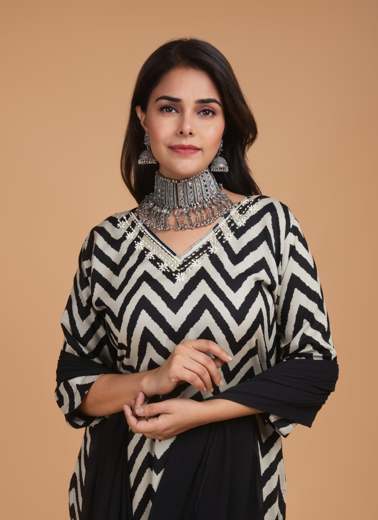 Zigzag Zeal Kurta Set