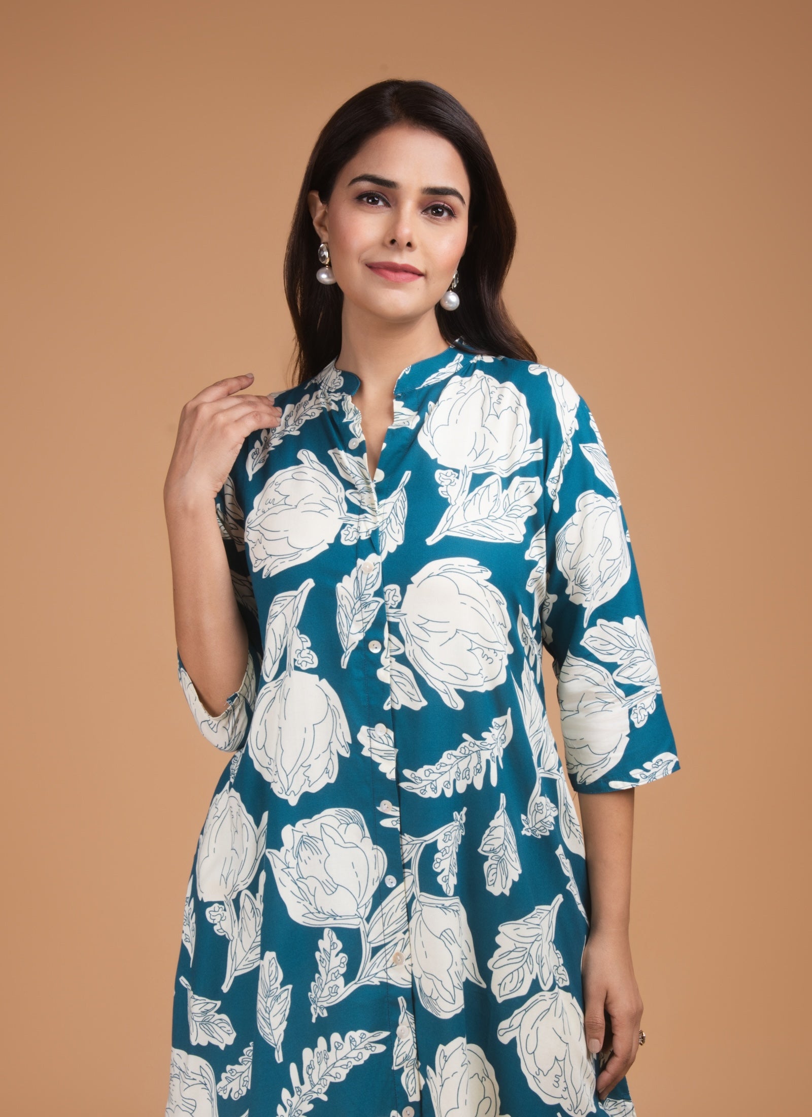 Indigo Bloom Co-ord Set