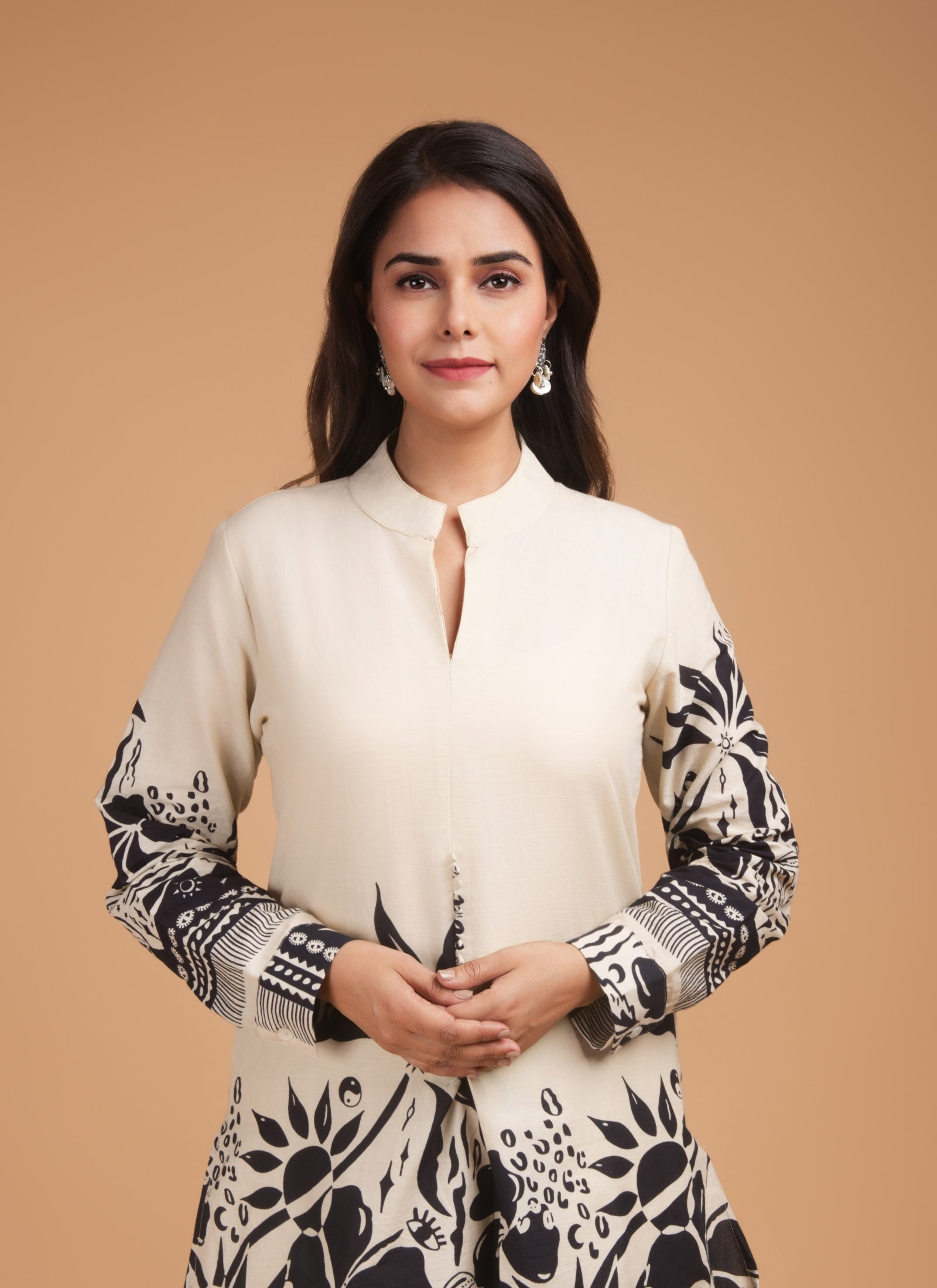 Monochrome Bloom Co-ord Set