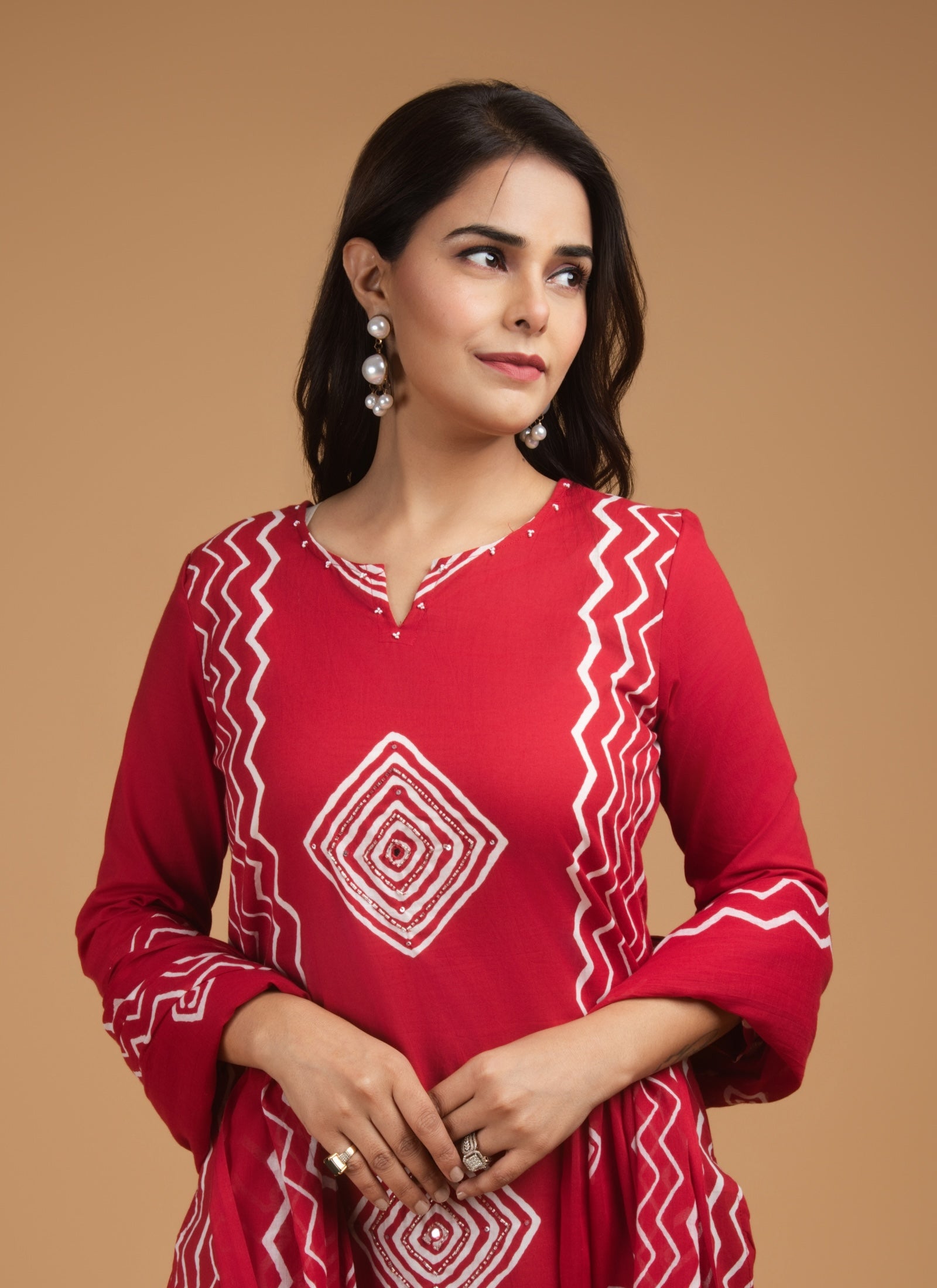 Crimson Rhythm 3-Piece Suit