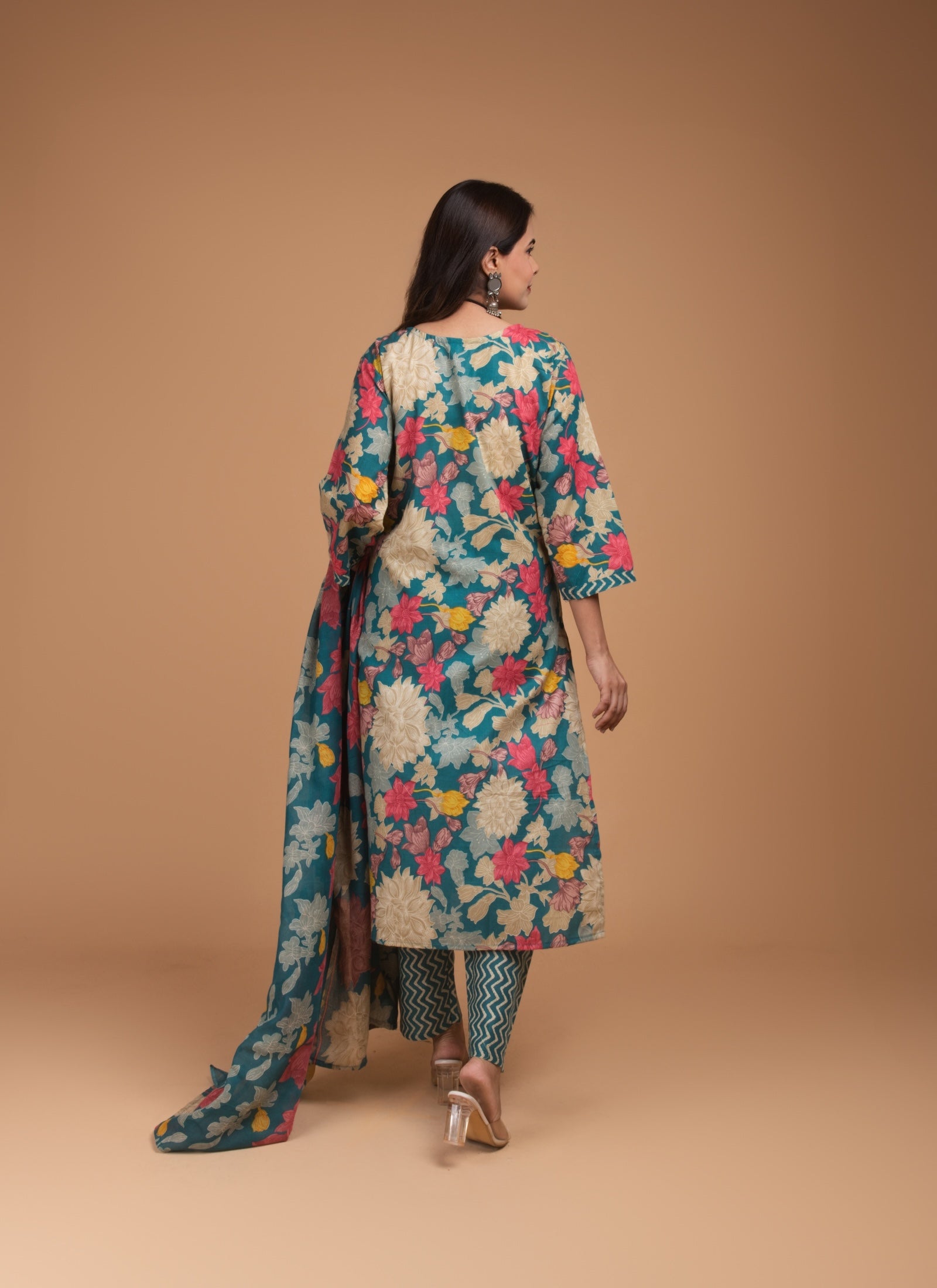 Teal Bloom 3-Piece Set