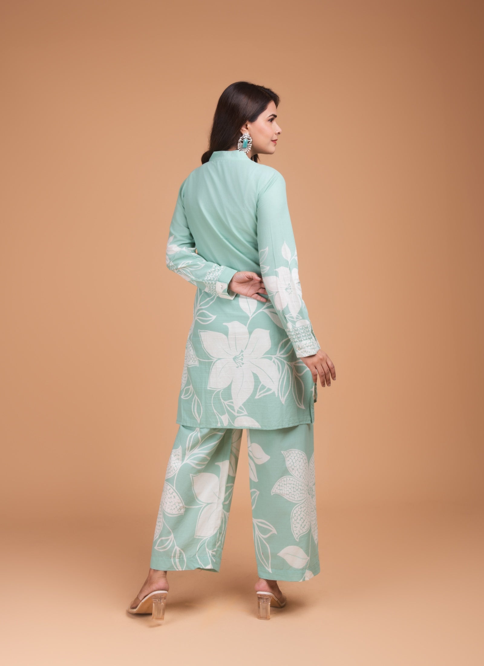 Mint Flora Co-ord Set