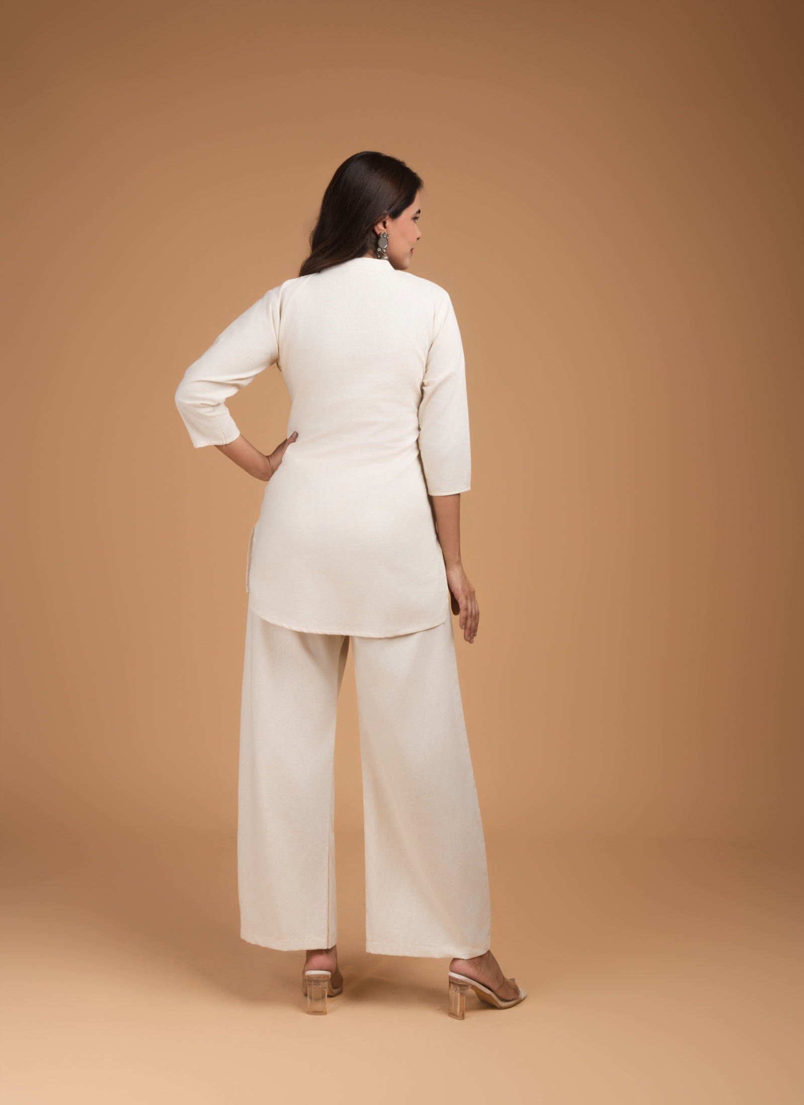 Ivory Grace Embroidered Co-ord Set