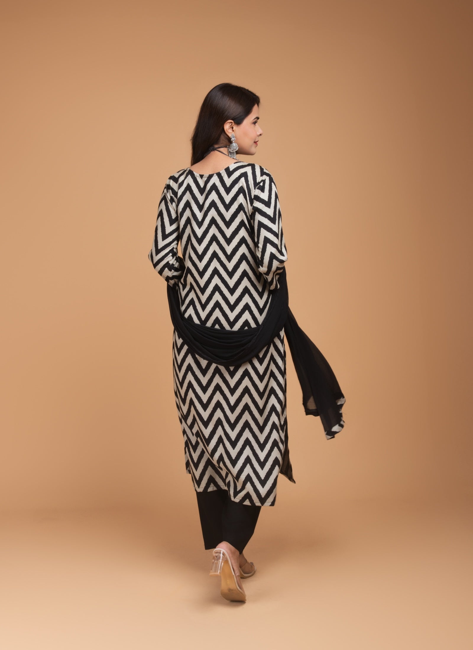 Zigzag Zeal Kurta Set