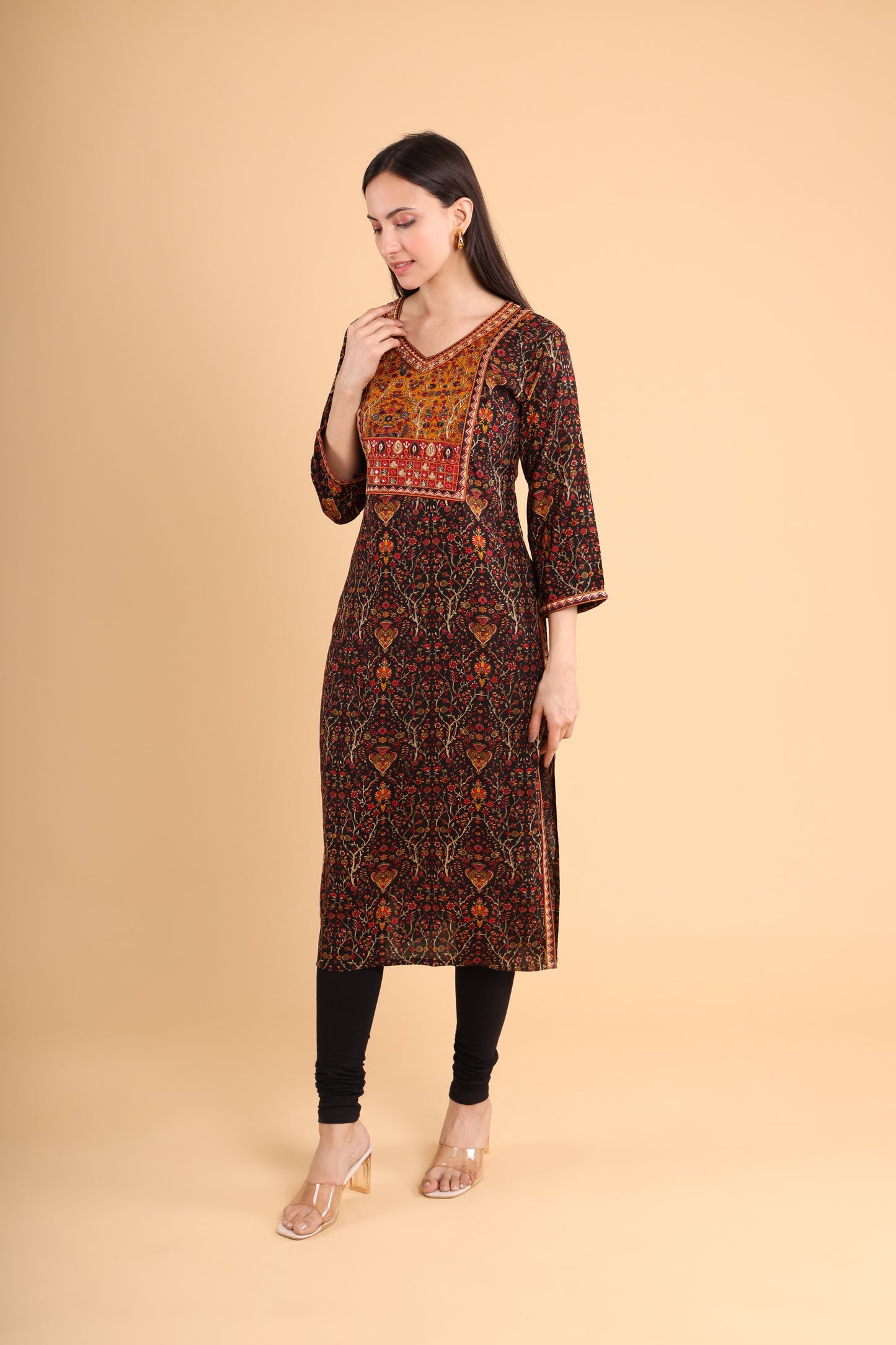 Elegant Traditional Embroidered Kurti