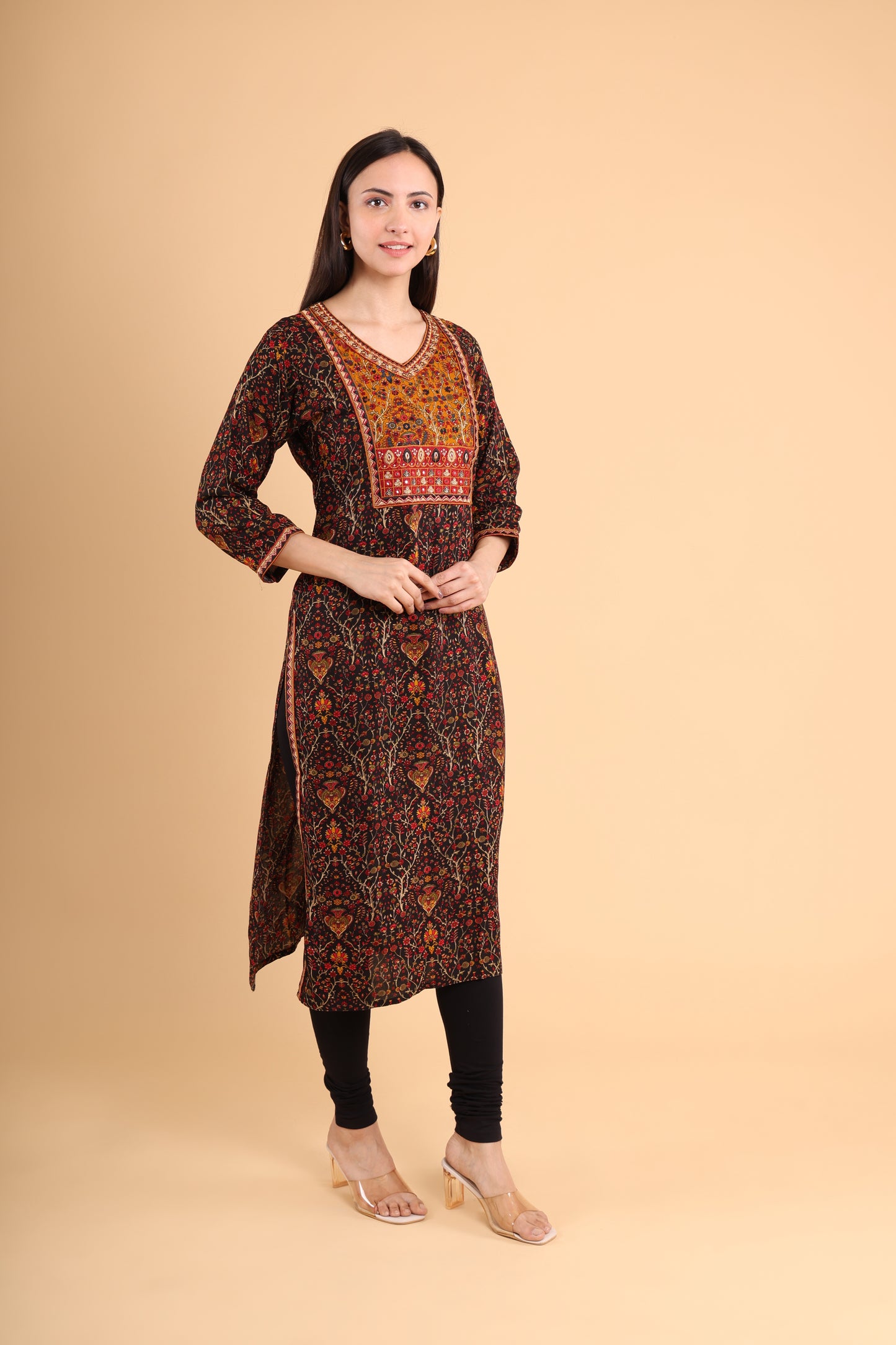 Elegant Traditional Embroidered Kurti